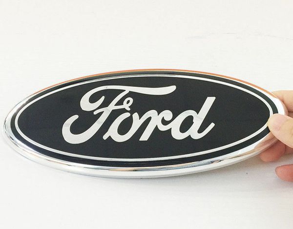 new 2004-2014 f-150 black oval front grille or rear tailgate 9 inch emblem