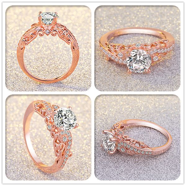 sterling silver 925 classic popular original fashion rose gold inlaid zircon ladies ring jewelry
sterling silver 925 classic popular original fashion rose gold inlaid zircon ladies ring jewelry