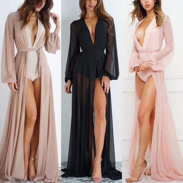 2020 new summer women chiffon see-through bikini long cover up swimsuit swimwear beach dress bathing suit
2020 new summer women chiffon see-through bikini long cover up swimsuit swimwear beach dress bathing suit