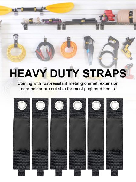 6pcs extension cord holder organizer heavy duty storage straps fit with garage hook pool hose hangers for home shop rv boat 35p
6pcs extension cord holder organizer heavy duty storage straps fit with garage hook pool hose hangers for home shop rv boat 35p