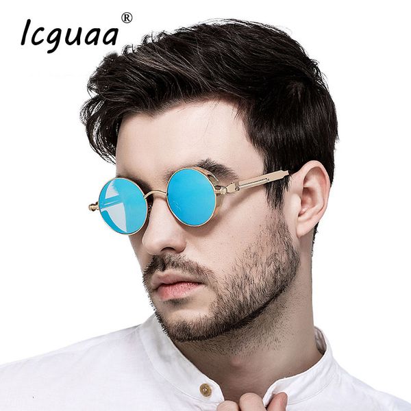 2020 new round style mirrored les sunglasses women steampunk cool spring brand design sun glasses, White;black
2020 new round style mirrored les sunglasses women steampunk cool spring brand design sun glasses, White;black