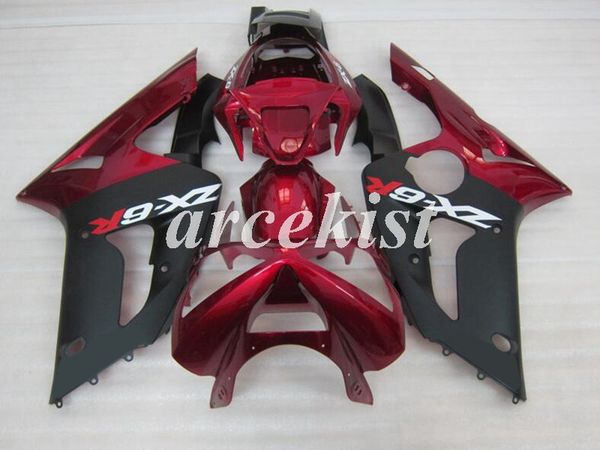 4 gifts new abs motorcycle fairings set fit for kawasaki ninja zx-6r zx6r 2003 2004 03 04 636 bodywork set custom dark red
4 gifts new abs motorcycle fairings set fit for kawasaki ninja zx-6r zx6r 2003 2004 03 04 636 bodywork set custom dark red
