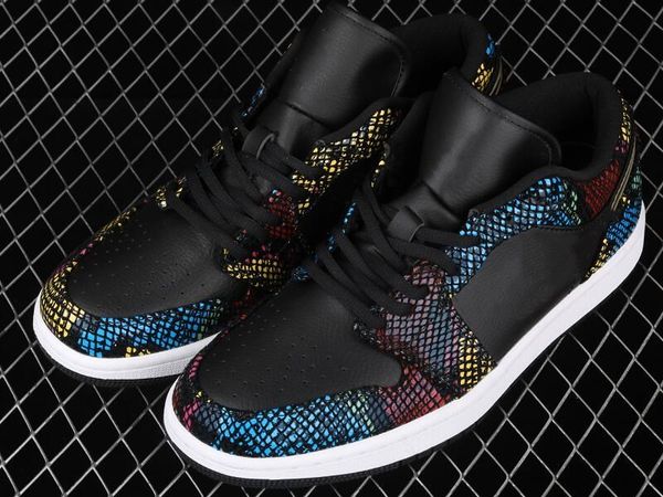 good quality 1 low multicolor snakeskin basketball designer shoes black metallic gold fashion sport zapatos sneakers ship with box
good quality 1 low multicolor snakeskin basketball designer shoes black metallic gold fashion sport zapatos sneakers ship with box