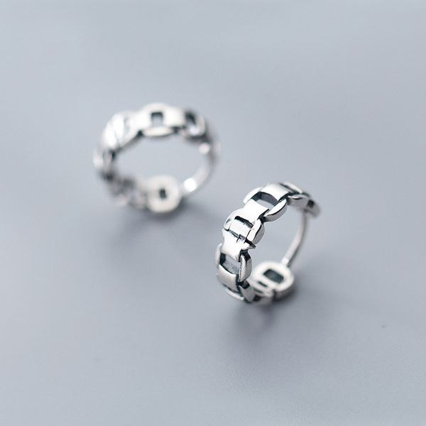 classic 925 sterling silver chain hoop earrings for women girls wedding twisted round huggie earring fashion jewelry brincos new, Golden
classic 925 sterling silver chain hoop earrings for women girls wedding twisted round huggie earring fashion jewelry brincos new, Golden