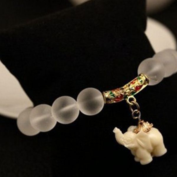 fashion elephant bracelet jewelry trendy charm yoga matte crystal elastic chain maitreya vintage buddha beads ethnic, Black
fashion elephant bracelet jewelry trendy charm yoga matte crystal elastic chain maitreya vintage buddha beads ethnic, Black