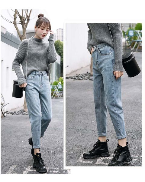 серо-голубые новые джинсы женщины 20 весна досуг хань издание высокой талией, Blue
серо-голубые новые джинсы женщины 20 весна досуг хань издание высокой талией, Blue