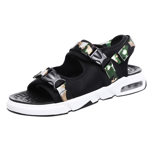 sagace sandal men sandals summer men's summer casual beach shoes buckle air cushion comfortable non-slip sandals, Black
sagace sandal men sandals summer men's summer casual beach shoes buckle air cushion comfortable non-slip sandals, Black