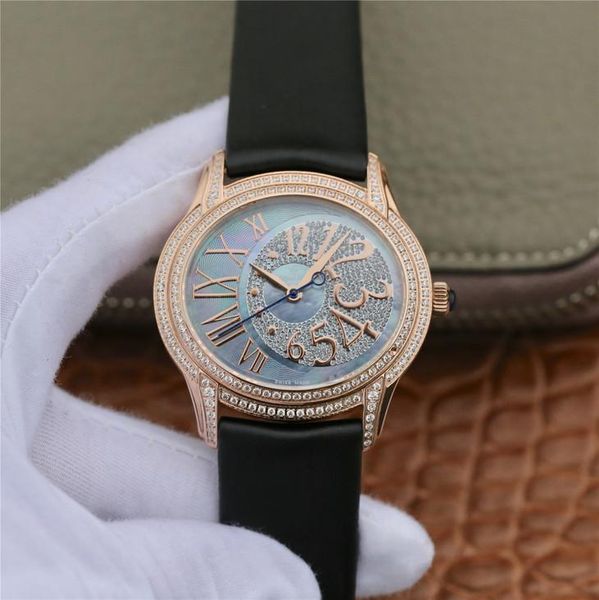 orologio di lusso 77303 женские часы 35x39. 5mm перламутровый циферблат механизм часы алмазные часы (белое золото 18 карат вставка 323 брилл, Slivery;brown 
orologio di lusso 77303 женские часы 35x39. 5mm перламутровый циферблат механизм часы алмазные часы (белое золото 18 карат вставка 323 брилл, Slivery;brown