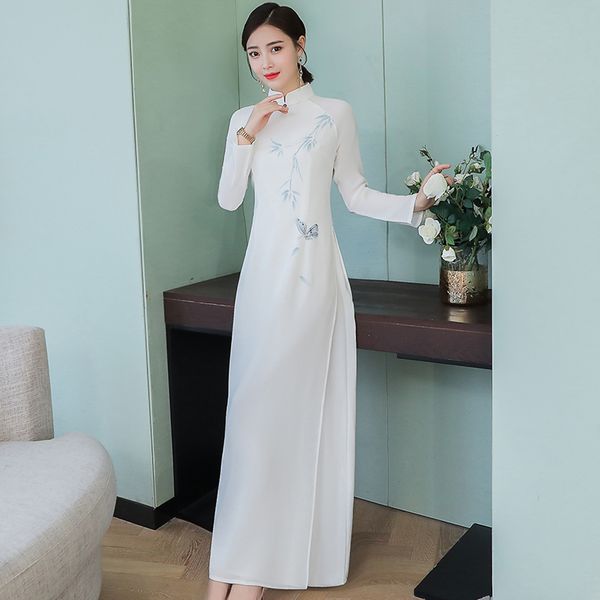 traditional chinese dance costume new style hanfu in the spring and autumn chinese style slim elegant dress, Black;red
traditional chinese dance costume new style hanfu in the spring and autumn chinese style slim elegant dress, Black;red