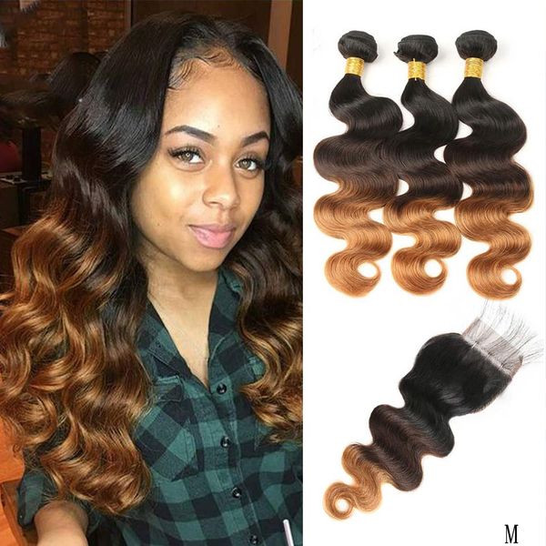ombre связка с закрытием перуанского body wave t1b / 4/30 цвет 100% человеческие волосы переплетения 3 tone remy выдвижение волос, Black
ombre связка с закрытием перуанского body wave t1b / 4/30 цвет 100% человеческие волосы переплетения 3 tone remy выдвижение волос, Black