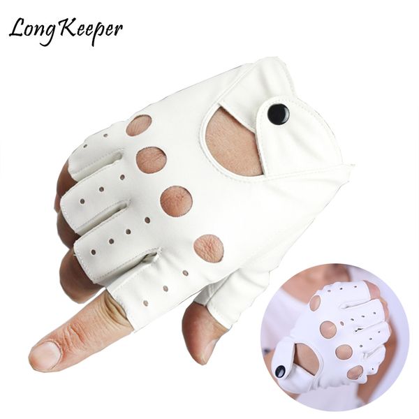 1 pair female half finger driving gloves 1 pcs fashion pu leather fingerless gloves for women white black female guantes luvas, Blue;gray
1 pair female half finger driving gloves 1 pcs fashion pu leather fingerless gloves for women white black female guantes luvas, Blue;gray