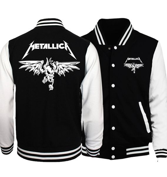 men women brand tracksuit 2017 classic heavy metal sweatshirt rock baseball jackets spring autumn fashion hoody, Black
men women brand tracksuit 2017 classic heavy metal sweatshirt rock baseball jackets spring autumn fashion hoody, Black