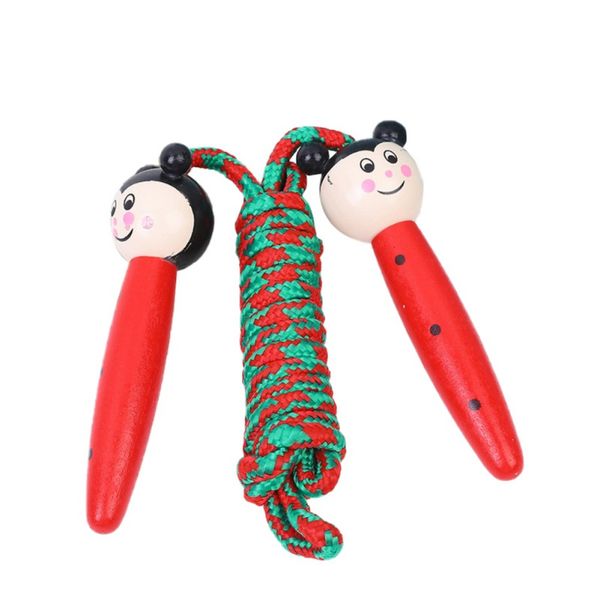 children cartoon wooden handle skipping rope students exercise rope fitness jump 
children cartoon wooden handle skipping rope students exercise rope fitness jump