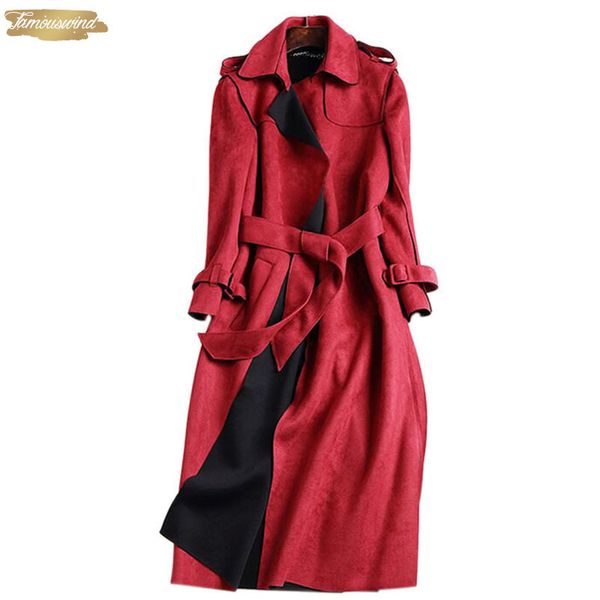 new 2019 autumn suede trench coat women abrigo mujer long elegant outwear female overcoat slim red suede cardigan conventional c3487, Tan;black
new 2019 autumn suede trench coat women abrigo mujer long elegant outwear female overcoat slim red suede cardigan conventional c3487, Tan;black
