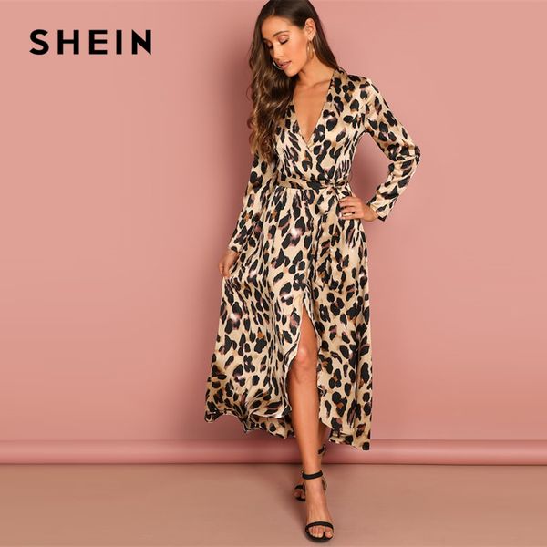 shein going out multicolor surplice wrap satin leopard deep v neck half sleeve dress elegant women autumn modern lady dresses, Black;gray
shein going out multicolor surplice wrap satin leopard deep v neck half sleeve dress elegant women autumn modern lady dresses, Black;gray