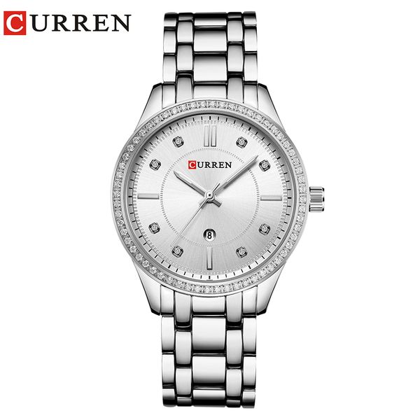 curren 9010 fashion women's watches quartz watch bracelet auto date wristwatches stainless steel bracelet women watch, Slivery;brown
curren 9010 fashion women's watches quartz watch bracelet auto date wristwatches stainless steel bracelet women watch, Slivery;brown