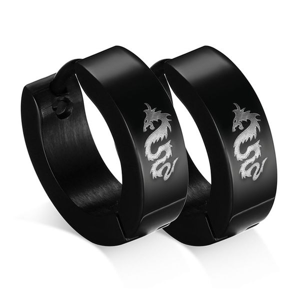 hip hop mens hypoallergenic punk black stainless steel crhistian cross dragon laser hoop huggie earrings no piercing wholesale dropship, Golden;silver
hip hop mens hypoallergenic punk black stainless steel crhistian cross dragon laser hoop huggie earrings no piercing wholesale dropship, Golden;silver