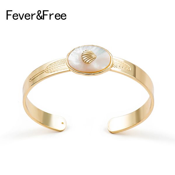 fever&vintage gold bracelet for women white enamel prominent shell feather inlaid oval open bracelet party jewelry gift, Black
fever&vintage gold bracelet for women white enamel prominent shell feather inlaid oval open bracelet party jewelry gift, Black