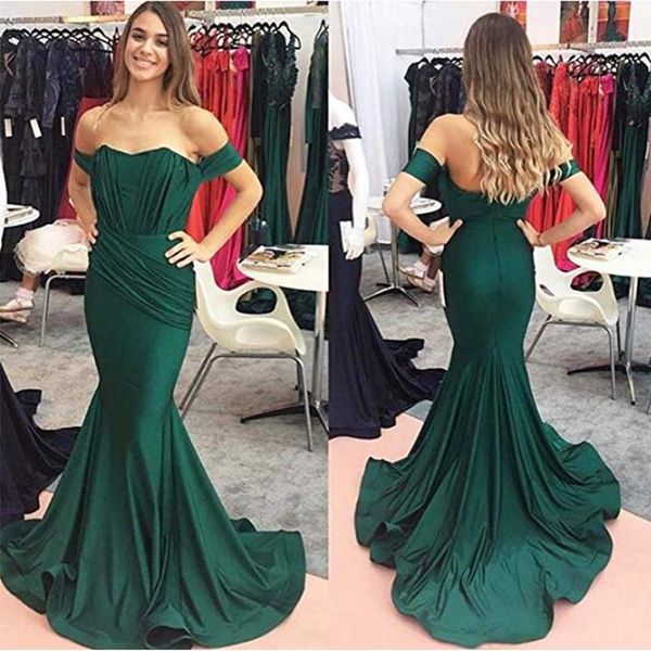 long mermaid prom dress off the shoulder pleated satin simple vintage evening dress floor length women party dress, Black
long mermaid prom dress off the shoulder pleated satin simple vintage evening dress floor length women party dress, Black