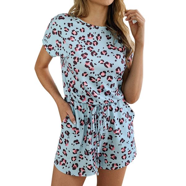 women leopard print short sleeve o neck short jumpsuit playsuit with pocket for summer ql sale, Black;white
women leopard print short sleeve o neck short jumpsuit playsuit with pocket for summer ql sale, Black;white