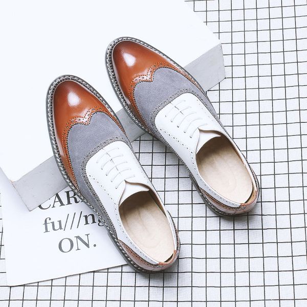 mens spring fashion mixed colors leather shoes male casual dress lace up wedding shoes for young men shoes, Black
mens spring fashion mixed colors leather shoes male casual dress lace up wedding shoes for young men shoes, Black