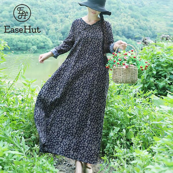 easehut 2020 new aurumn cotton linen maxi dress long sleeve v-neck button printed dress vintage robe vestido female long dresses, Black;gray
easehut 2020 new aurumn cotton linen maxi dress long sleeve v-neck button printed dress vintage robe vestido female long dresses, Black;gray