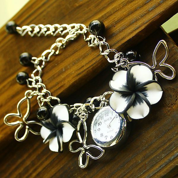 womens watch flower bracelet fashion student girl's quartz watch girls jewelry 657001, Slivery;brown
womens watch flower bracelet fashion student girl's quartz watch girls jewelry 657001, Slivery;brown