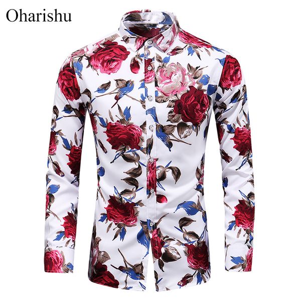 7xl new summer fashion men's shirt slim fit long sleeve floral shirt mens clothing trend plus size mens casual flower shirts, White;black
7xl new summer fashion men's shirt slim fit long sleeve floral shirt mens clothing trend plus size mens casual flower shirts, White;black