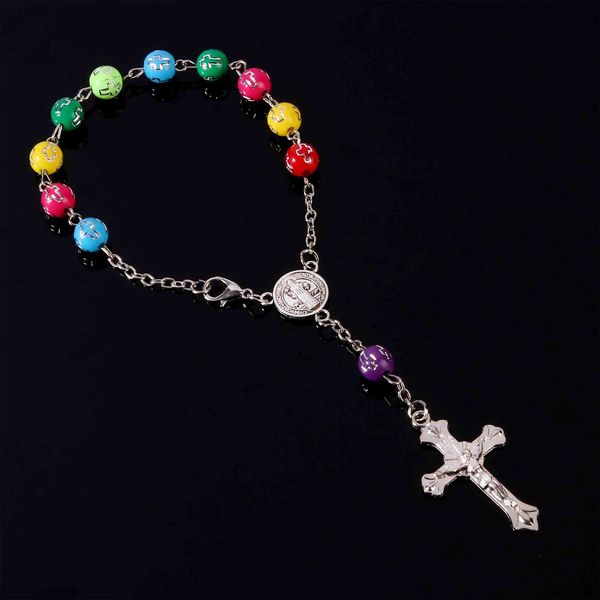 12 religious silver hands cross rosary children communion baby baptism favorable catholic mini rosary.8mm, Golden;silver
12 religious silver hands cross rosary children communion baby baptism favorable catholic mini rosary.8mm, Golden;silver