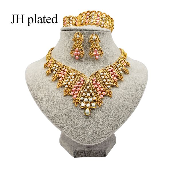 jhplated women jewelry set necklace and earrings ring bracelet ethiopian wedding color jewelry sets gold turkish gift wholesale, Silver
jhplated women jewelry set necklace and earrings ring bracelet ethiopian wedding color jewelry sets gold turkish gift wholesale, Silver