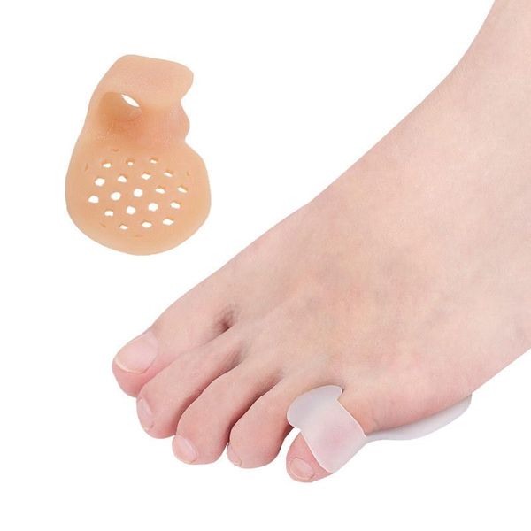 203 little toe hallux valgus bunion corrector separator silicone foot protector insole gel finger toe divide small toe varus splitter, White;pink
203 little toe hallux valgus bunion corrector separator silicone foot protector insole gel finger toe divide small toe varus splitter, White;pink