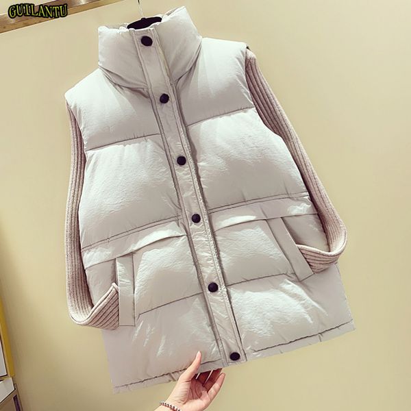 new brand women's sleeveless jacket winter ultra light white cotton vest women's slim vest windproof warm, Black;white
new brand women's sleeveless jacket winter ultra light white cotton vest women's slim vest windproof warm, Black;white