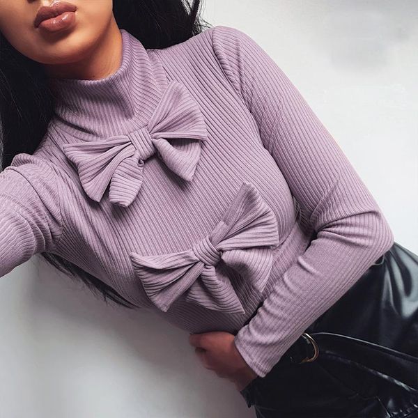 spring turtleneck bow knitted sweater women fashion long sleeve slim fit pullover fall solid streetwear sweater, White;black
spring turtleneck bow knitted sweater women fashion long sleeve slim fit pullover fall solid streetwear sweater, White;black