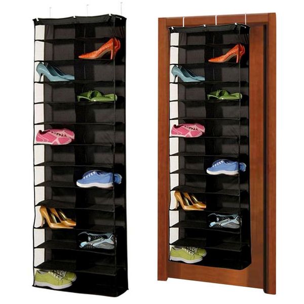 1pc 26pairs shoes hanger storage bags over the door hanging organizer groceries rack space saver boxes home organization
1pc 26pairs shoes hanger storage bags over the door hanging organizer groceries rack space saver boxes home organization