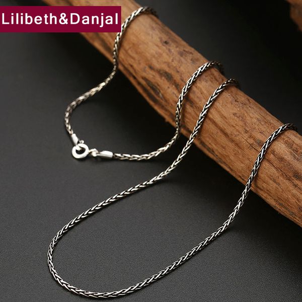 weaving clavicle rope chain 2mm thick necklace pendant 100% real 925 sterling silver women men fashion necklaces jewelry 2019 n2
weaving clavicle rope chain 2mm thick necklace pendant 100% real 925 sterling silver women men fashion necklaces jewelry 2019 n2