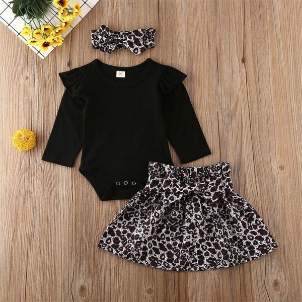 0-12m newborn kids baby girl outfits clothes sets ruffles solid romper bodysuit+leopard print tutu skirt headband set, White
0-12m newborn kids baby girl outfits clothes sets ruffles solid romper bodysuit+leopard print tutu skirt headband set, White