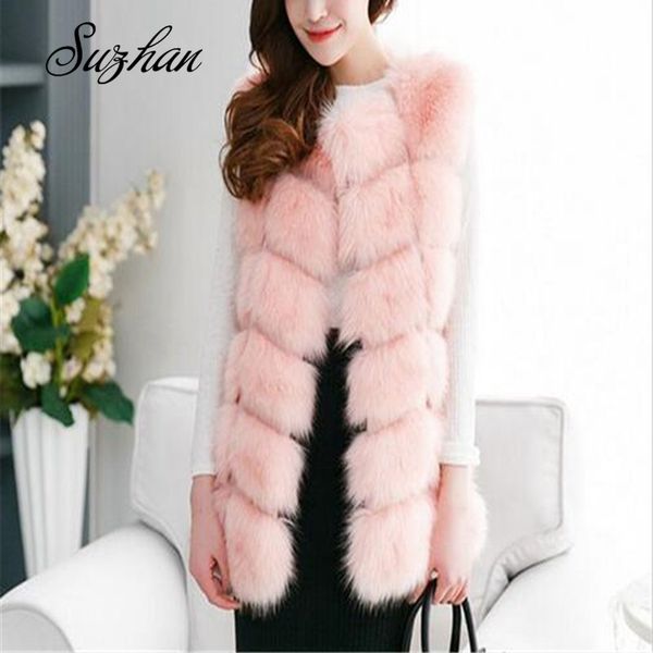 suzhan faux fur factory artifical fur vest women autumn winter faux coat middle long waistcoat female vest, Black
suzhan faux fur factory artifical fur vest women autumn winter faux coat middle long waistcoat female vest, Black