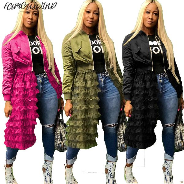 jacket women autumn winter long sleeve female jackets fashion long zipper mesh patchwork womens coats drop shipping good quality, Black;brown
jacket women autumn winter long sleeve female jackets fashion long zipper mesh patchwork womens coats drop shipping good quality, Black;brown