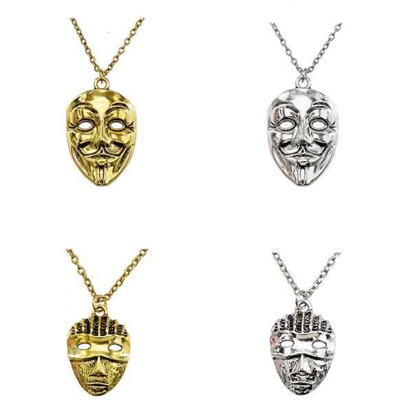 vintage antique silver gold colorful personalized cool mask shape pendant angle wings necklace for men and women
vintage antique silver gold colorful personalized cool mask shape pendant angle wings necklace for men and women