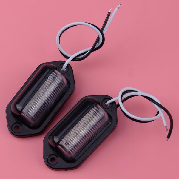 beler universal 2pcs white 12v 6 smd led number license plate light lamp for car truck suv boat waterproof
beler universal 2pcs white 12v 6 smd led number license plate light lamp for car truck suv boat waterproof