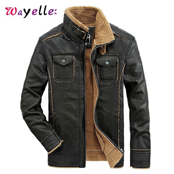кожа pu куртки мужские 2019 winter руно теплый мотоциклов bikerjacket мужчины твердые классический искусственные кожаные куртки со многими к, Black
кожа pu куртки мужские 2019 winter руно теплый мотоциклов bikerjacket мужчины твердые классический искусственные кожаные куртки со многими к, Black