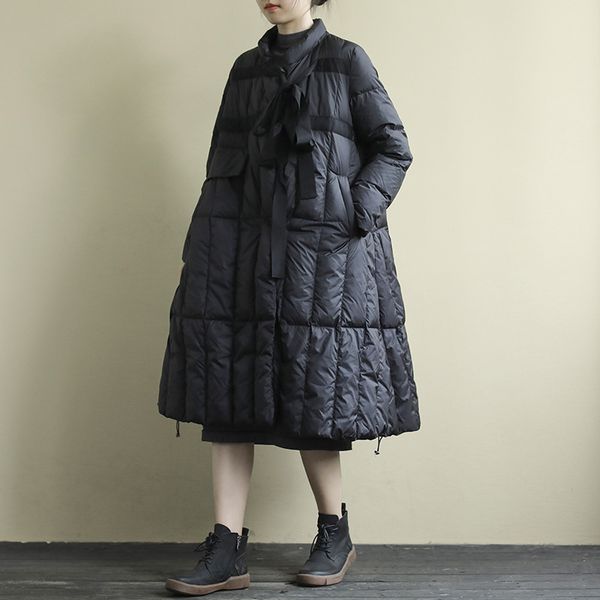 winter down coat large size loose long women warm coat 2019 new stand drawstring white duck down jacket overcoat, Black
winter down coat large size loose long women warm coat 2019 new stand drawstring white duck down jacket overcoat, Black