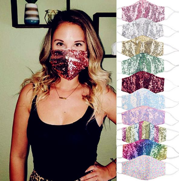 new fashion colour sequined bling bling sequin protective dustproof washable windproof reuse face mask elastic earloop mouth mask ahe477
new fashion colour sequined bling bling sequin protective dustproof washable windproof reuse face mask elastic earloop mouth mask ahe477