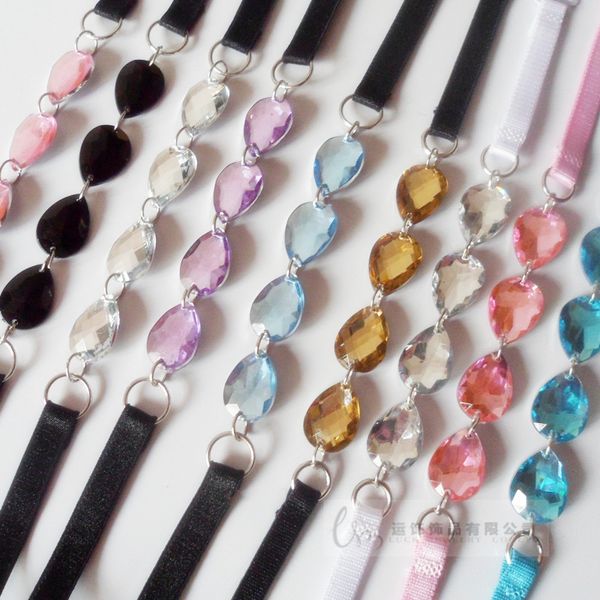 new attractive women's fashion beauty crystal bra strap with elastic shoulder strap multi-colors glistening, Black;white
new attractive women's fashion beauty crystal bra strap with elastic shoulder strap multi-colors glistening, Black;white