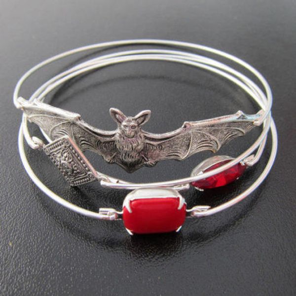 wholesale- women retro simple exquisite symbolic cute little bat bangle bracelet wristband beautiful halloween bracelet animal jewelry gift, Golden;silver
wholesale- women retro simple exquisite symbolic cute little bat bangle bracelet wristband beautiful halloween bracelet animal jewelry gift, Golden;silver