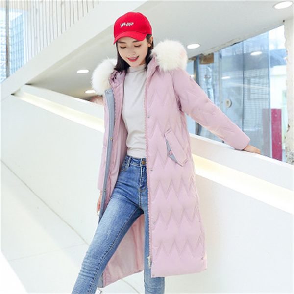 ropa de algodón mujer sección larga 2019 invierno nueva suelta sobre la rodilla abrigo de invierno chaqueta algodón grueso, Black
ropa de algodón mujer sección larga 2019 invierno nueva suelta sobre la rodilla abrigo de invierno chaqueta algodón grueso, Black