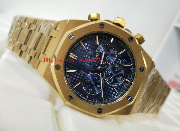 fashion quality k8 factory blue dial 42mm 18k yellow gold 26320 26320ba.oo.1220ba.02 vk quartz chronograph working mens watch watches, Slivery;brown
fashion quality k8 factory blue dial 42mm 18k yellow gold 26320 26320ba.oo.1220ba.02 vk quartz chronograph working mens watch watches, Slivery;brown