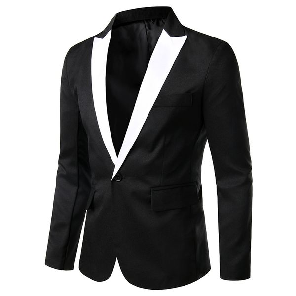 men's suits & blazers padegao leisure long sleeve men blazer business wedding evening party single button slim fit s-2xl, White;black
men's suits & blazers padegao leisure long sleeve men blazer business wedding evening party single button slim fit s-2xl, White;black