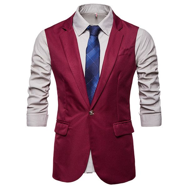 high grade men vest 2019 brand fashion woolen cloth single breasted waistcoat casual slim business suit vest plus size clothes, Black;white
high grade men vest 2019 brand fashion woolen cloth single breasted waistcoat casual slim business suit vest plus size clothes, Black;white