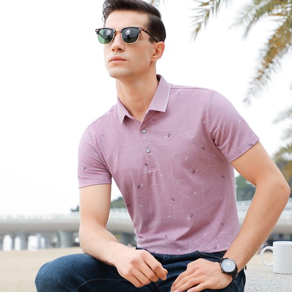 shirt men's short sleeve 2020 summer clothing business leisure trend print men's breathable lapel, White;black
shirt men's short sleeve 2020 summer clothing business leisure trend print men's breathable lapel, White;black